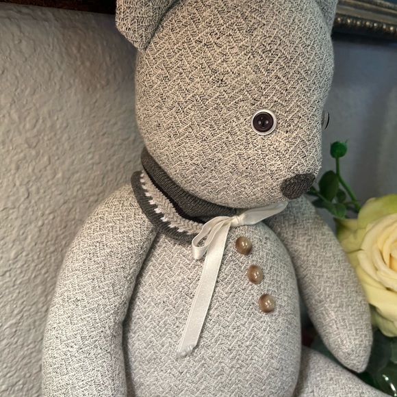 Teddy Bear Gray  Large 20" plush Personalized “ Lilly - Picture 3 of 9